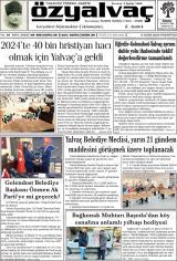 ÖZ YALVAÇ Gazetesi