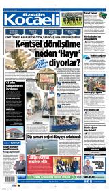 Özgür Kocaeli gazetesi 1. sayfa
