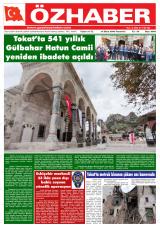 Özhaber gazetesi 1. sayfa