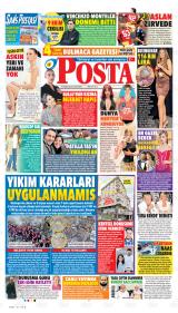 Posta gazetesi 1. sayfa