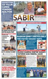 Sabır gazetesi 1. sayfa