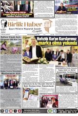 Safranbolu Birlik Haber gazetesi 1. sayfa