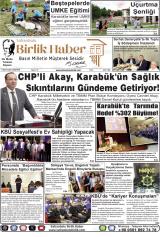 SAFRANBOLU BİRLİK HABER Gazetesi