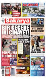 Sakarya gazetesi 1. sayfa
