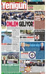 Sakarya Yenigün gazetesi 1. sayfa