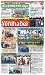 Sakarya Yenihaber gazetesi 1. sayfa