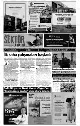 Salihli Sektör gazetesi 1. sayfa