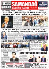 Samandağ gazetesi 1. sayfa