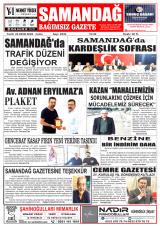 Samandağ gazetesi 1. sayfa