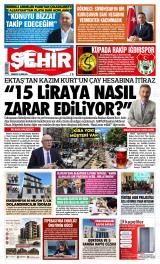 Şehir Gazetesi gazetesi 1. sayfa