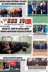 Ses 15 gazetesi 1. sayfa