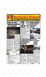 Seydişehir Postası gazetesi 1. sayfa