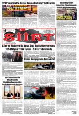 Siirt gazetesi 1. sayfa