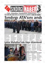 SINDIRGI HABER Gazetesi