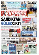 Sivas Ekspres gazetesi 1. sayfa
