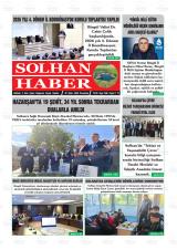 Solhan Haber gazetesi 1. sayfa