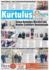 Soma Kurtuluş gazetesi 1. sayfa