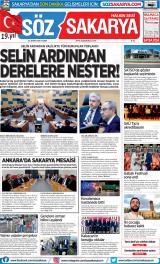 Söz Sakarya gazetesi 1. sayfa