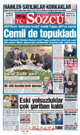 Sözcü gazetesi 1. sayfa