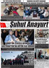 Şuhut Anayurt gazetesi 1. sayfa
