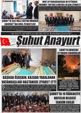 Şuhut Anayurt gazetesi 1. sayfa