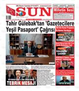 Sun gazetesi 1. sayfa