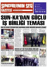 Sungurlu'nun Sesi gazetesi 1. sayfa