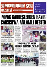 Sungurlu'nun Sesi gazetesi 1. sayfa