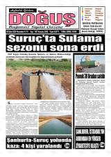 Suruç Doğuş gazetesi 1. sayfa