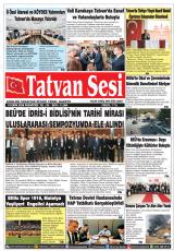 Tatvan Sesi gazetesi 1. sayfa