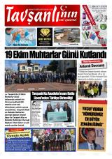 Tavşanlının Sesi gazetesi 1. sayfa