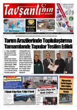 Tavşanlının Sesi gazetesi 1. sayfa