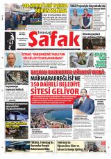 Tekirdağ Şafak gazetesi 1. sayfa