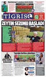 Tigris Haber gazetesi 1. sayfa