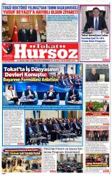 Tokat Hürsöz gazetesi 1. sayfa