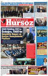 Tokat Hürsöz gazetesi 1. sayfa