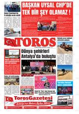 Toros gazetesi 1. sayfa