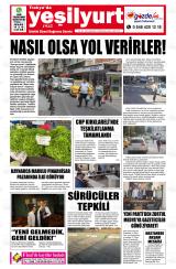 Trakya'da Yeşilyurt gazetesi 1. sayfa