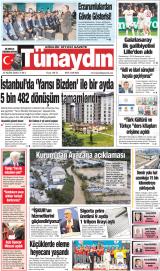Tünaydın gazetesi 1. sayfa