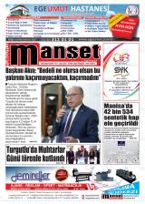 Turgutlu Manşet gazetesi 1. sayfa