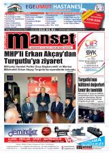 Turgutlu Manşet gazetesi 1. sayfa