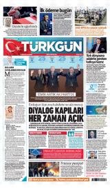 Türkgün gazetesi 1. sayfa