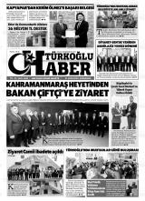 Türkoğlu Haber gazetesi 1. sayfa