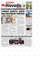Ulukışla Havadis gazetesi 1. sayfa