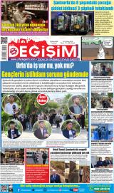 Urfa Değişim gazetesi 1. sayfa