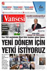 Vansesi gazetesi 1. sayfa