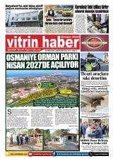 Vitrin Haber gazetesi 1. sayfa