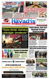 Vizyon Havadis gazetesi 1. sayfa