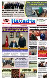 Vizyon Havadis gazetesi 1. sayfa