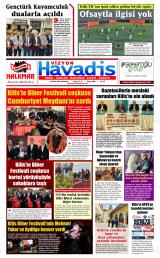 Vizyon Havadis gazetesi 1. sayfa